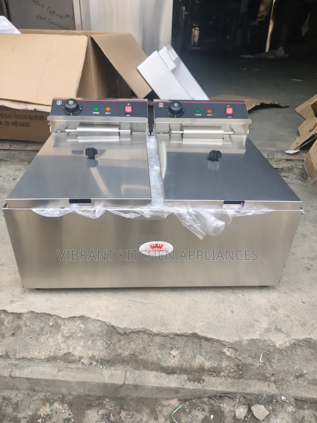 2×17 Litres Double Fryer