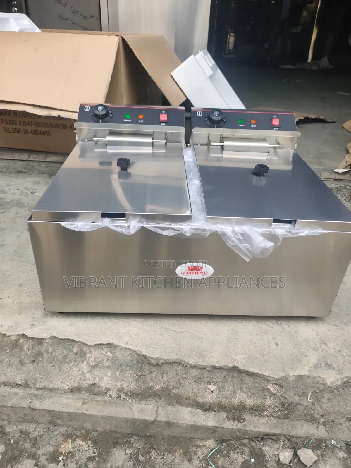 2×17 Litres Double Fryer