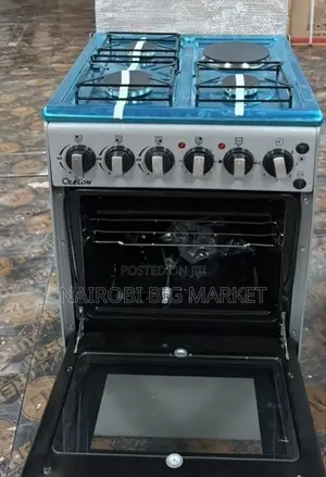 Electric Oven - Auto Ignition 3+1Olelon Gas Cooker