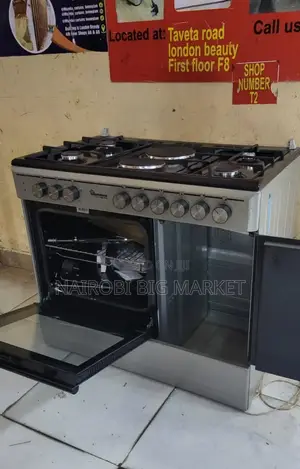 Ramtons RF/496- 60*90 Stainless Steel Cookerwith Gas Compartment