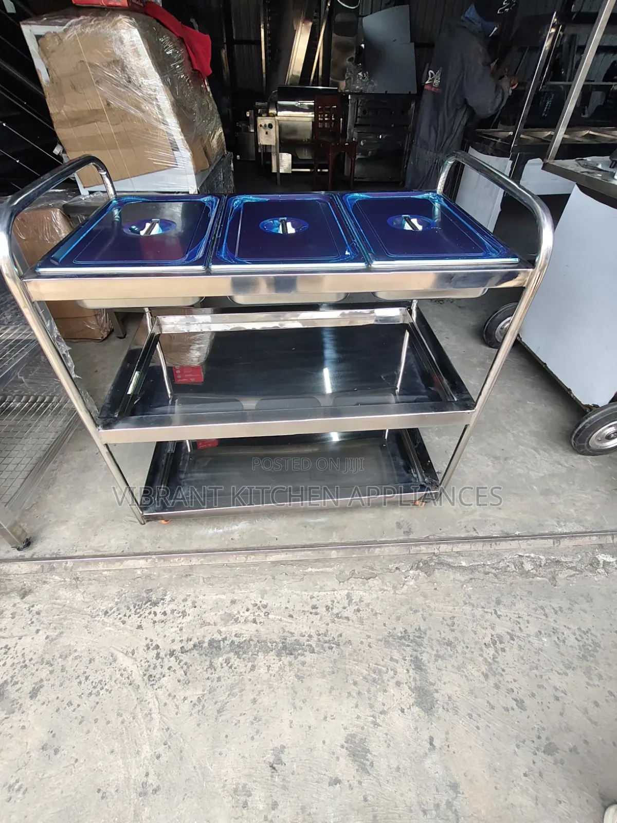 3‐Pan × 3‐Tier Food Warmer