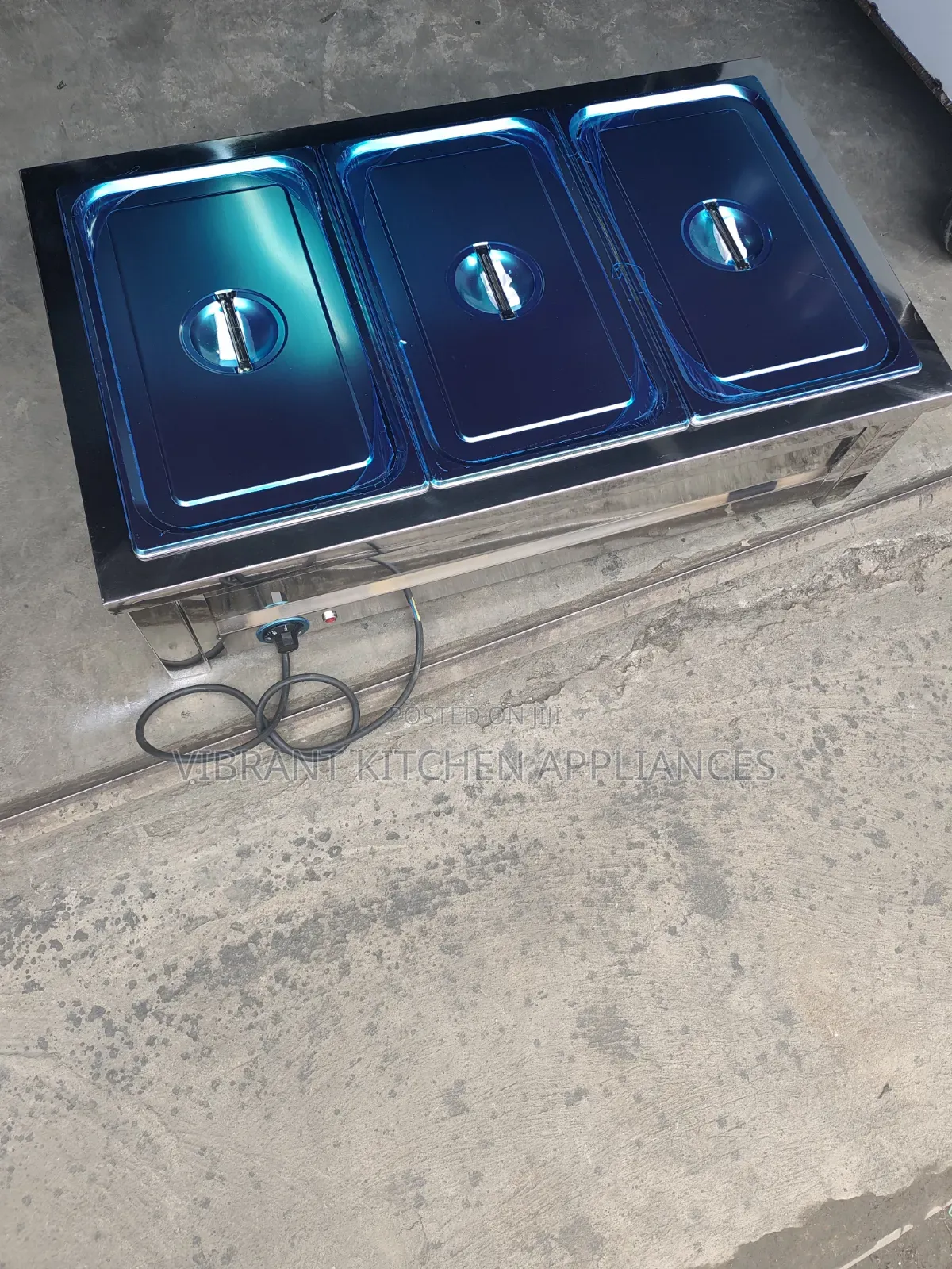 3‐Pan Table‐Top Food Warmer