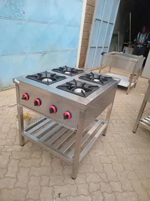 Square 4‐Burner Stainless Steel Cooker
