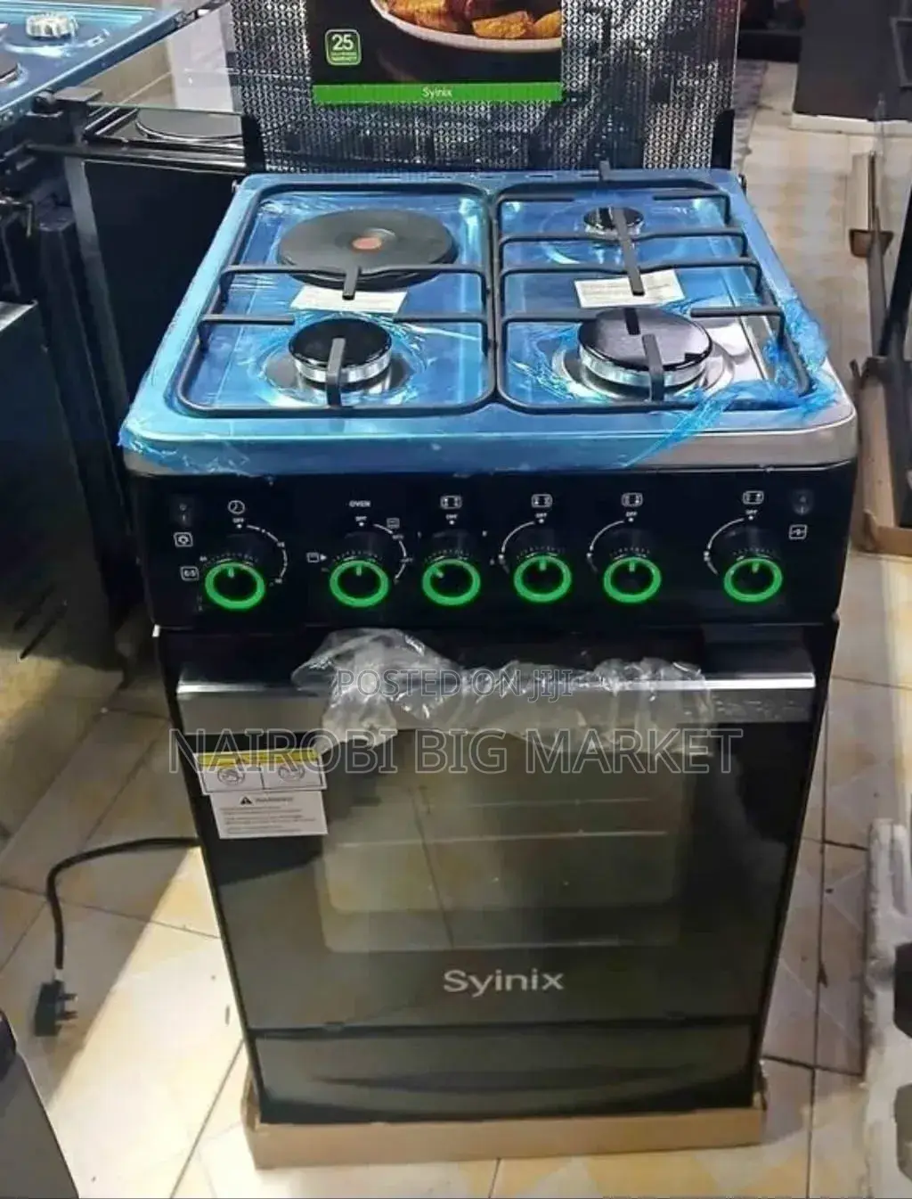 3+1 Hotplate Syinix 50 by 55 Gas Cooker