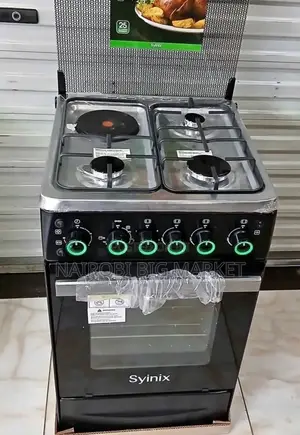 3+1 Auto- Ignition Syinix 50 by 55 Standing Cooker