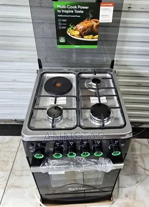 Syinix 50 by 55 Gas Cooker With Oven Timer