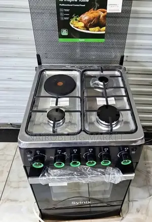Syinix 50 by 55 Gas Cooker With Oven Timer