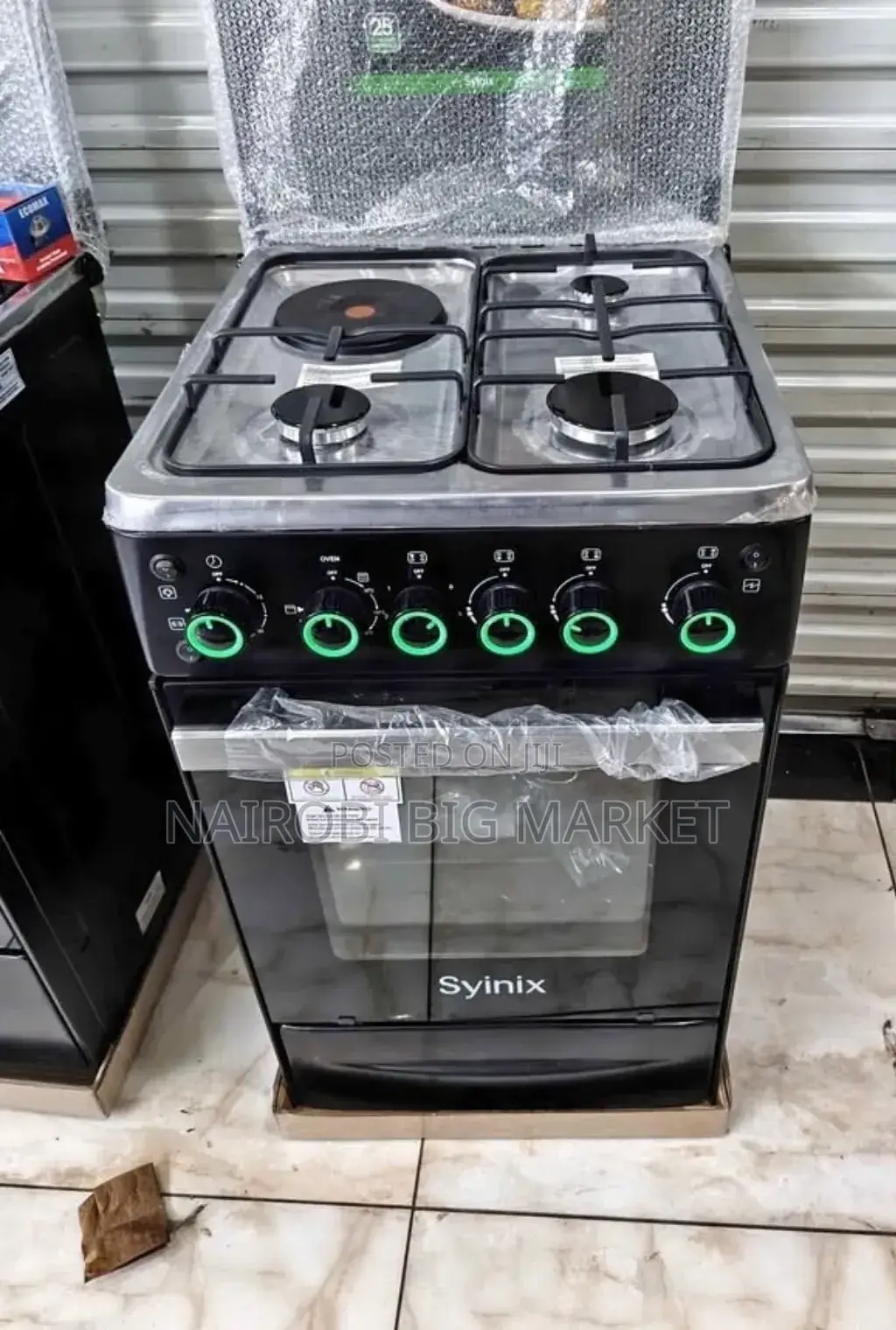 14 Months Warranty Syinix 50 by 55 Free Standing Cooker