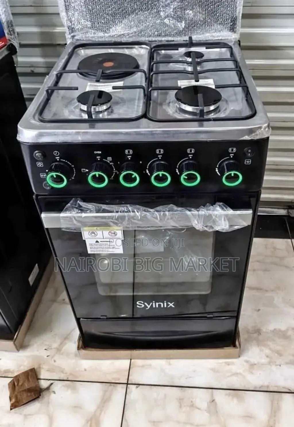 14 Months Warranty Syinix 50 by 55 Free Standing Cooker
