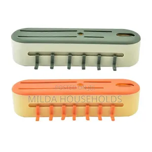 6 Slot Knives Organizer With 6 Extra Hooks