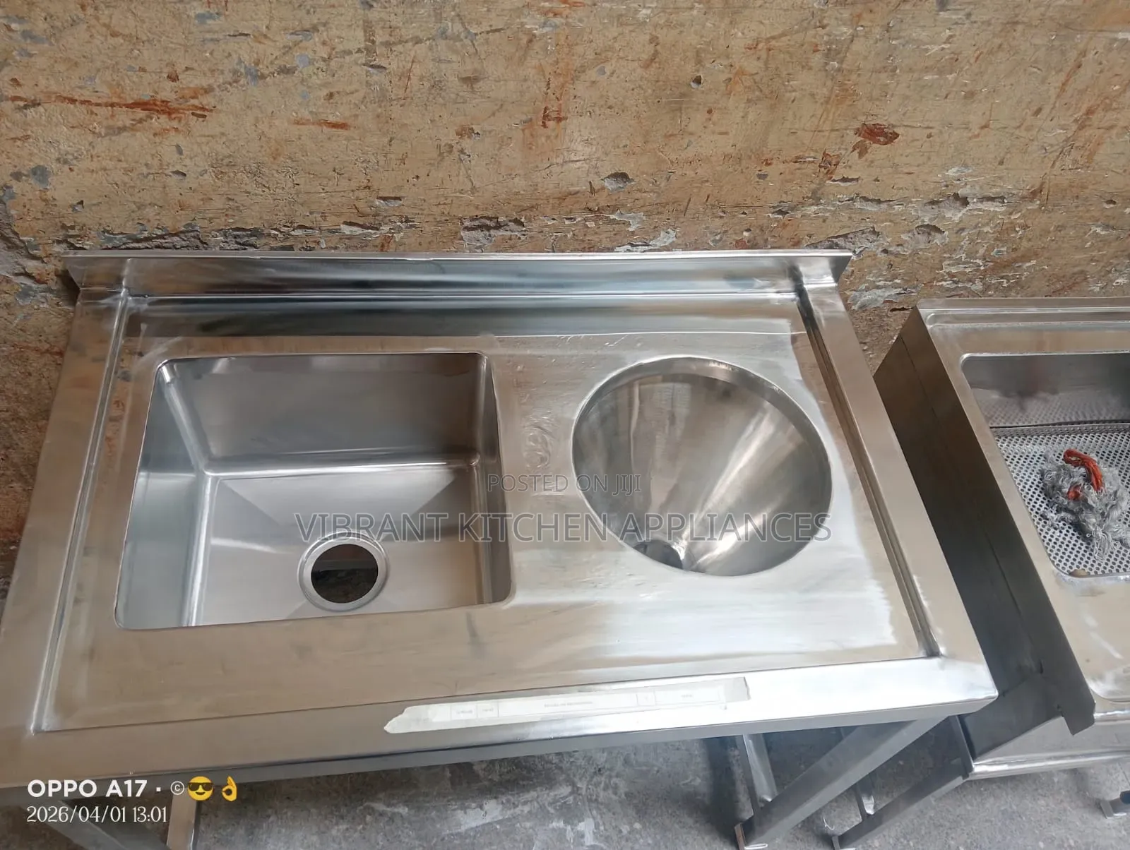 Stainless Steel Sluice Sink