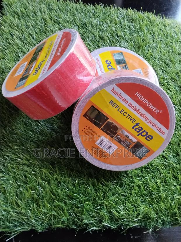 High-Power Reflective Safety Warning Tape - thumbnail 2