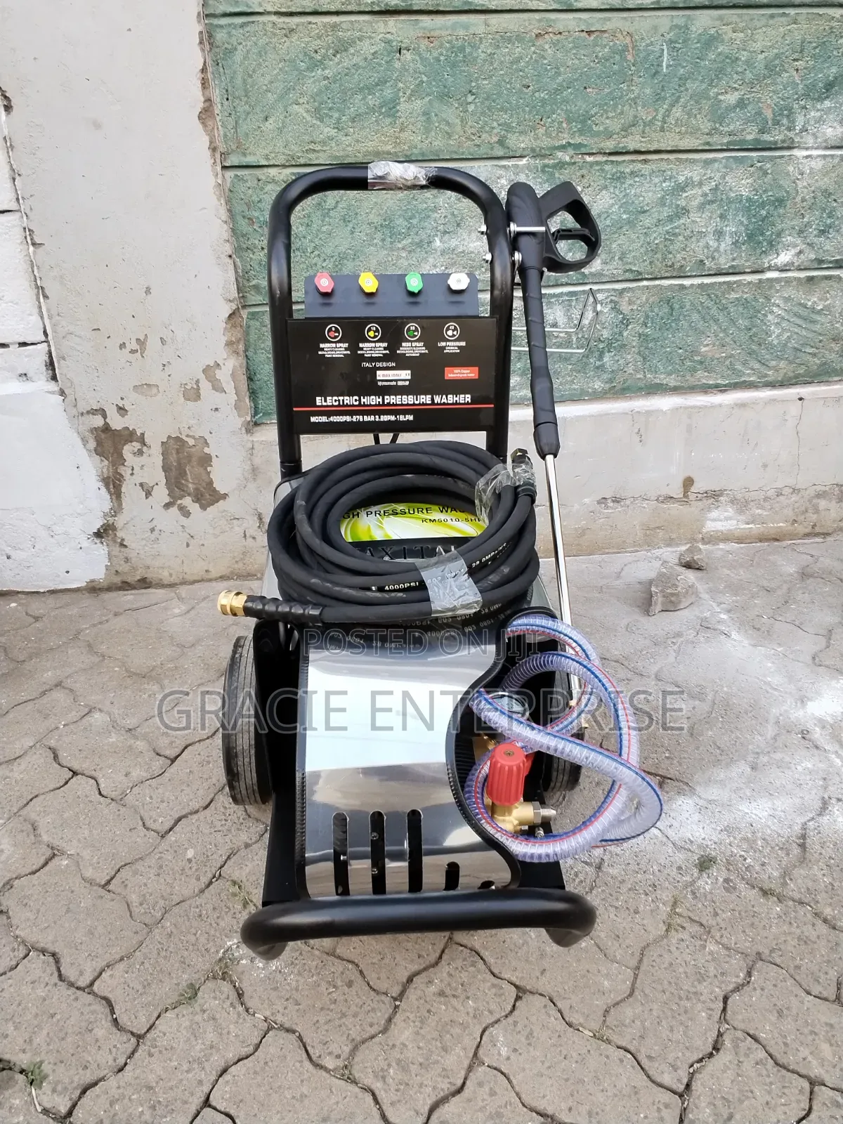 K-Max Italy 4000Psi Electric High Pressure Washer
