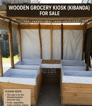 Wooden Grocery Kiosk for Sale