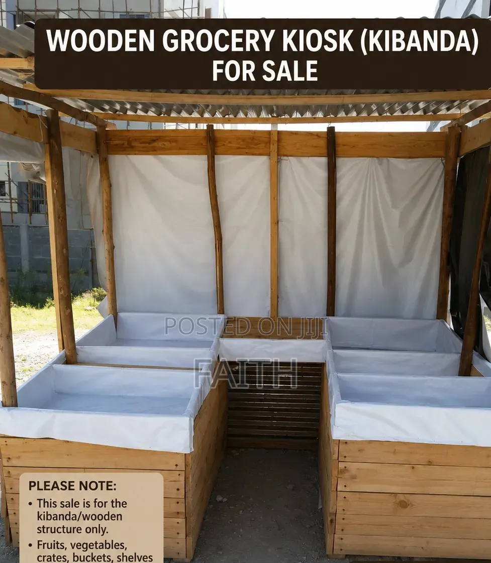 Wooden Grocery Kiosk for Sale