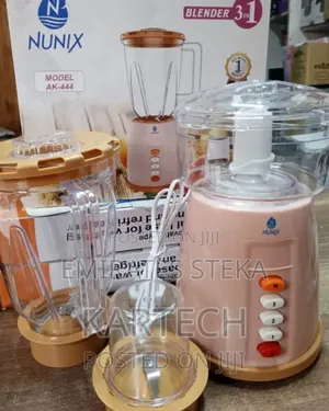 Nunix 3In1 Multifunction Blender -BLENDER ,CHOPPER,Grinding Machine