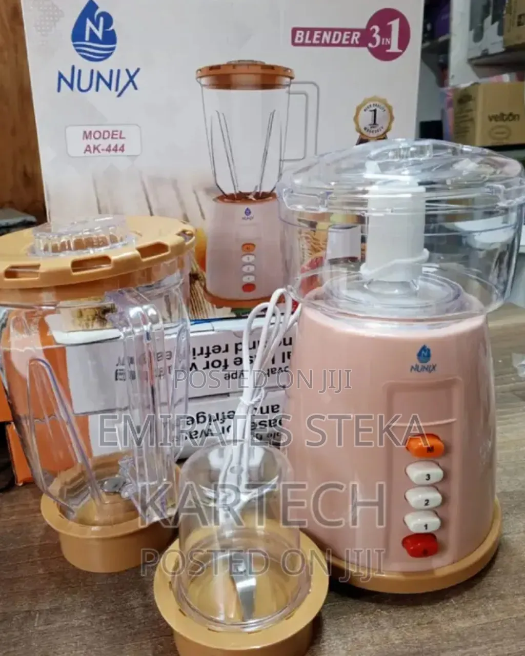 Nunix 3In1 Multifunction Blender -BLENDER ,CHOPPER,Grinding Machine