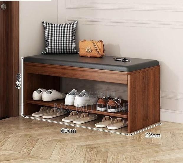 DIY Dual Open Shelving Entry Way Shoe Bench - - main view