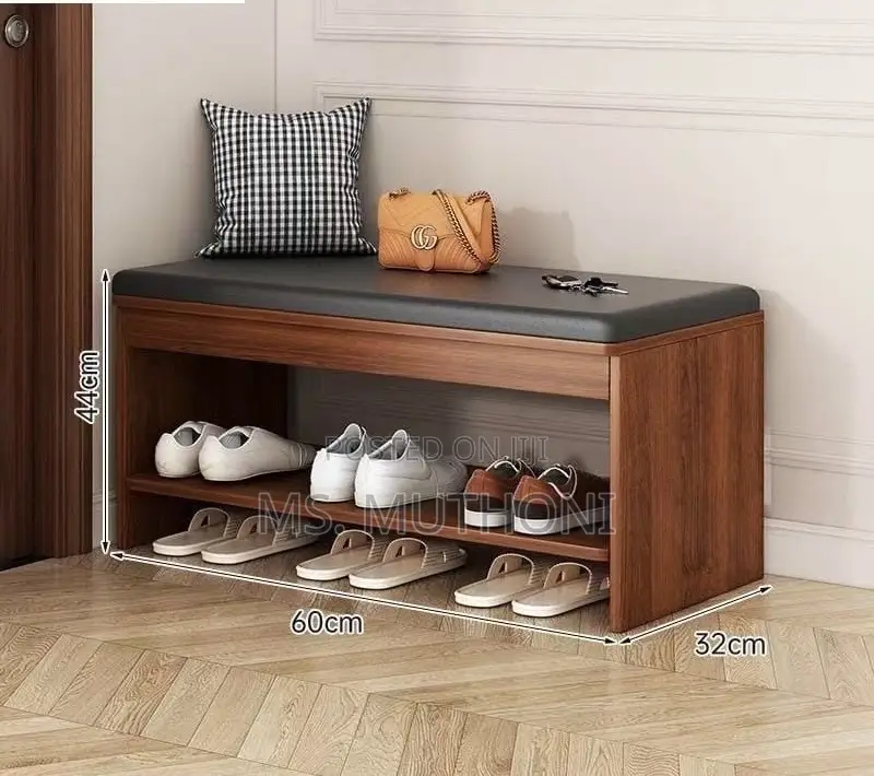 DIY Dual Open Shelving Entry Way Shoe Bench -
