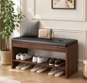 DIY Entryway Minimalist Footwear Bench