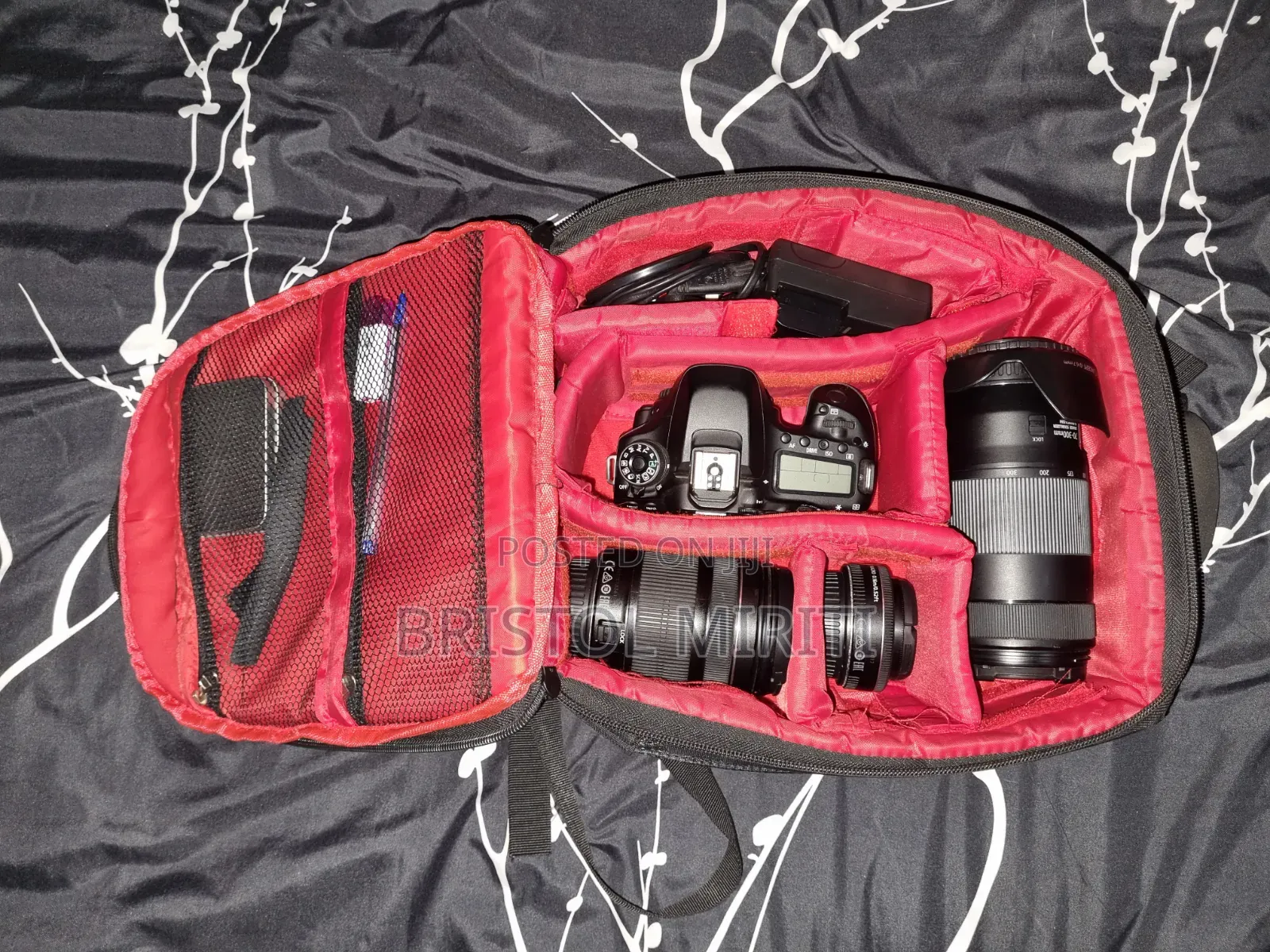 Canon 80d Camera Complete With 3 Lenses, Charger,Spare Battery and Bag