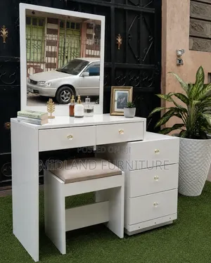 Dressing Table / Vanity Table With Stool /