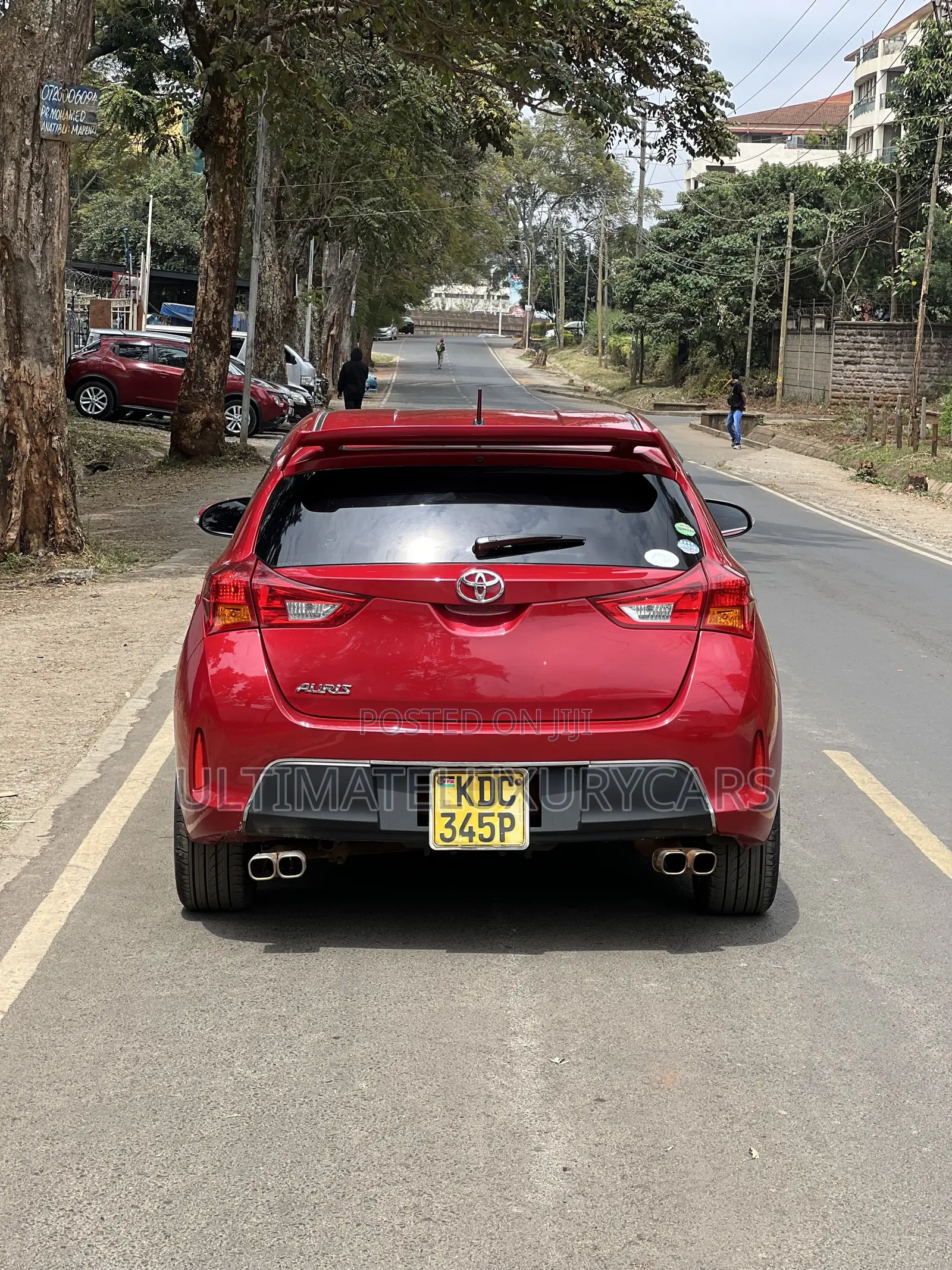 Toyota Auris 2014 Red