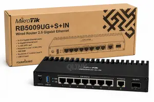 MikroTik RB5009UG+S+IN Wired Router 2.5 Gigabit Ethernet Black