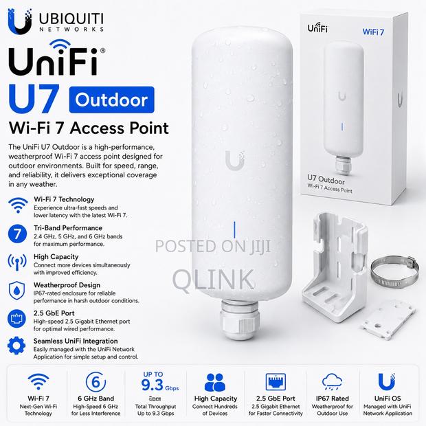 Ubiquiti Networks UniFi U7 Outdoor Wi-Fi 7 Access Point