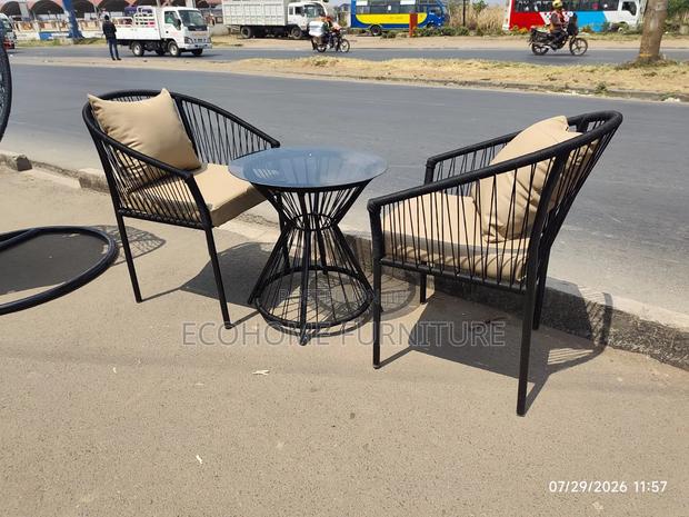 Modern Outdoor Bistro Set (2 Seater) - thumbnail 2