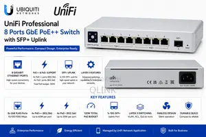 Ubiquiti UniFi Professional 8 Ports GBEBPoE ++ Switch