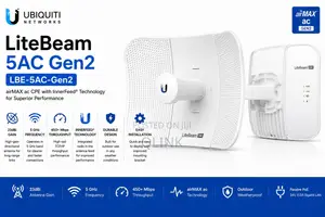 LBE-5AC-Gen2 – Ubiquiti airMAX LiteBeam Gen 2 5AC