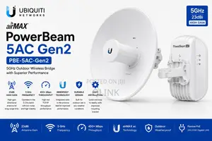"PBE-5AC-Gen2 – Ubiquiti airMAX PowerBeam Gen 2 5AC 5GHz Bridge "