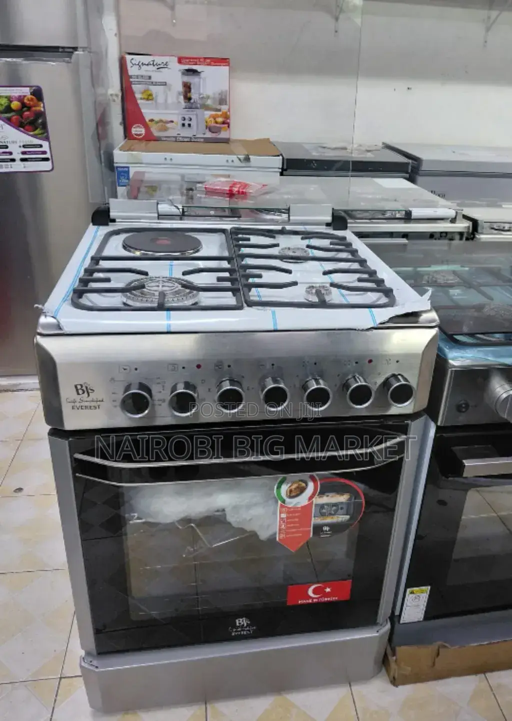BJS Inox Everest 60 by 60 With Wok Burner