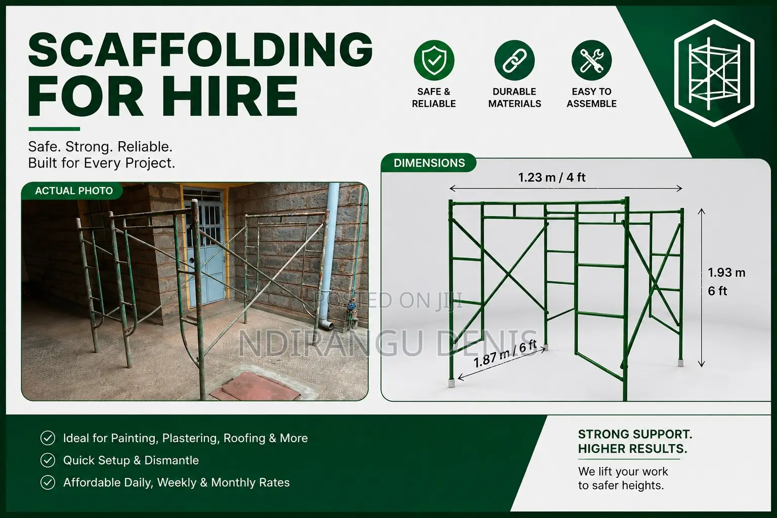 Scaffolding for Hire