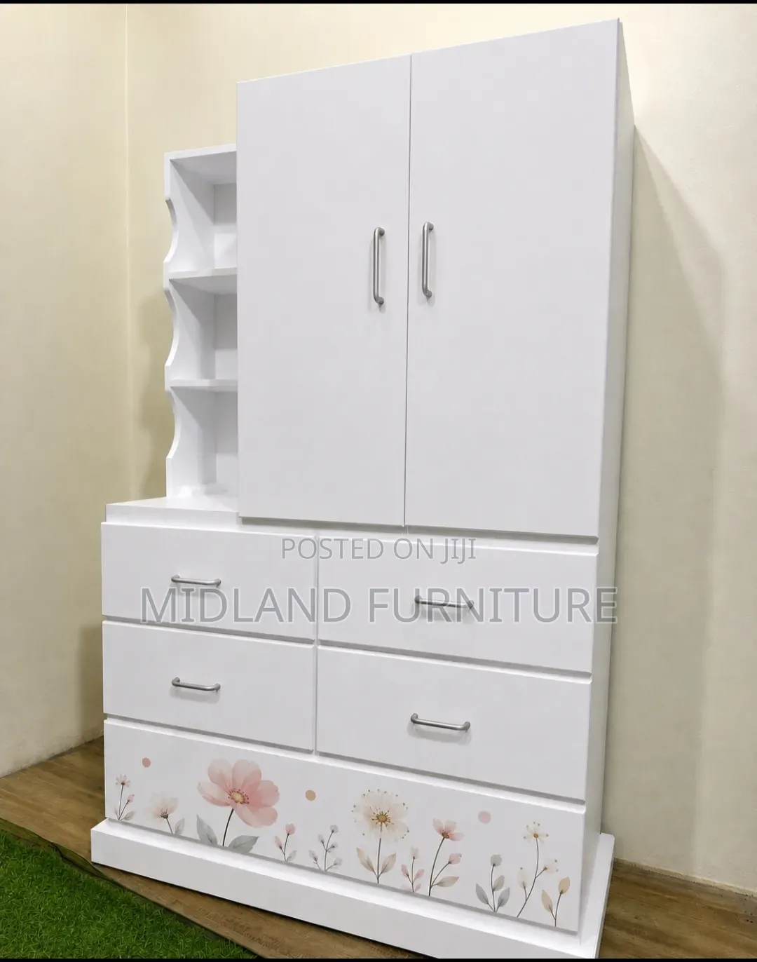 Chest of Drawer Cupboard With Hanging Rail