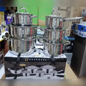 Edenberg 12pcs Stainless Sufuria Code Eb_4012
