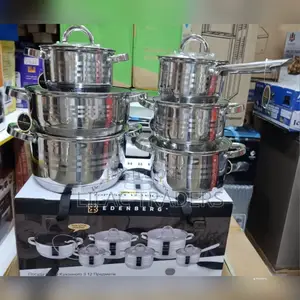 Edenberg 12pcs Stainless Sufuria Code Eb_4012