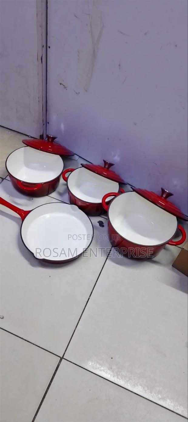 7Pcs Enamel Cast Iron Cookware - thumbnail 2