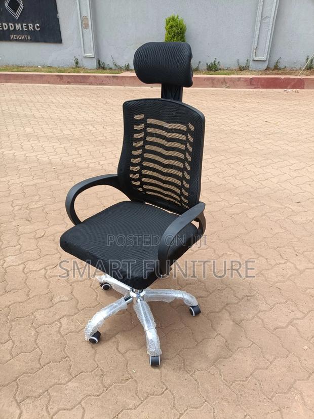 Office Chairs With Headrest Office Chairs With Fixed Amrest - thumbnail 2