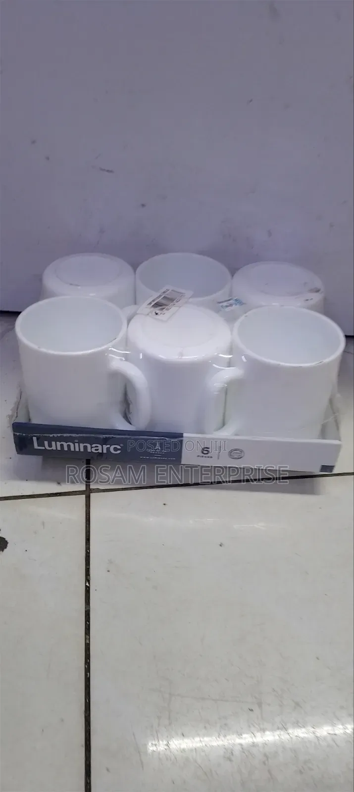Luminarc Set of 6pc Cups