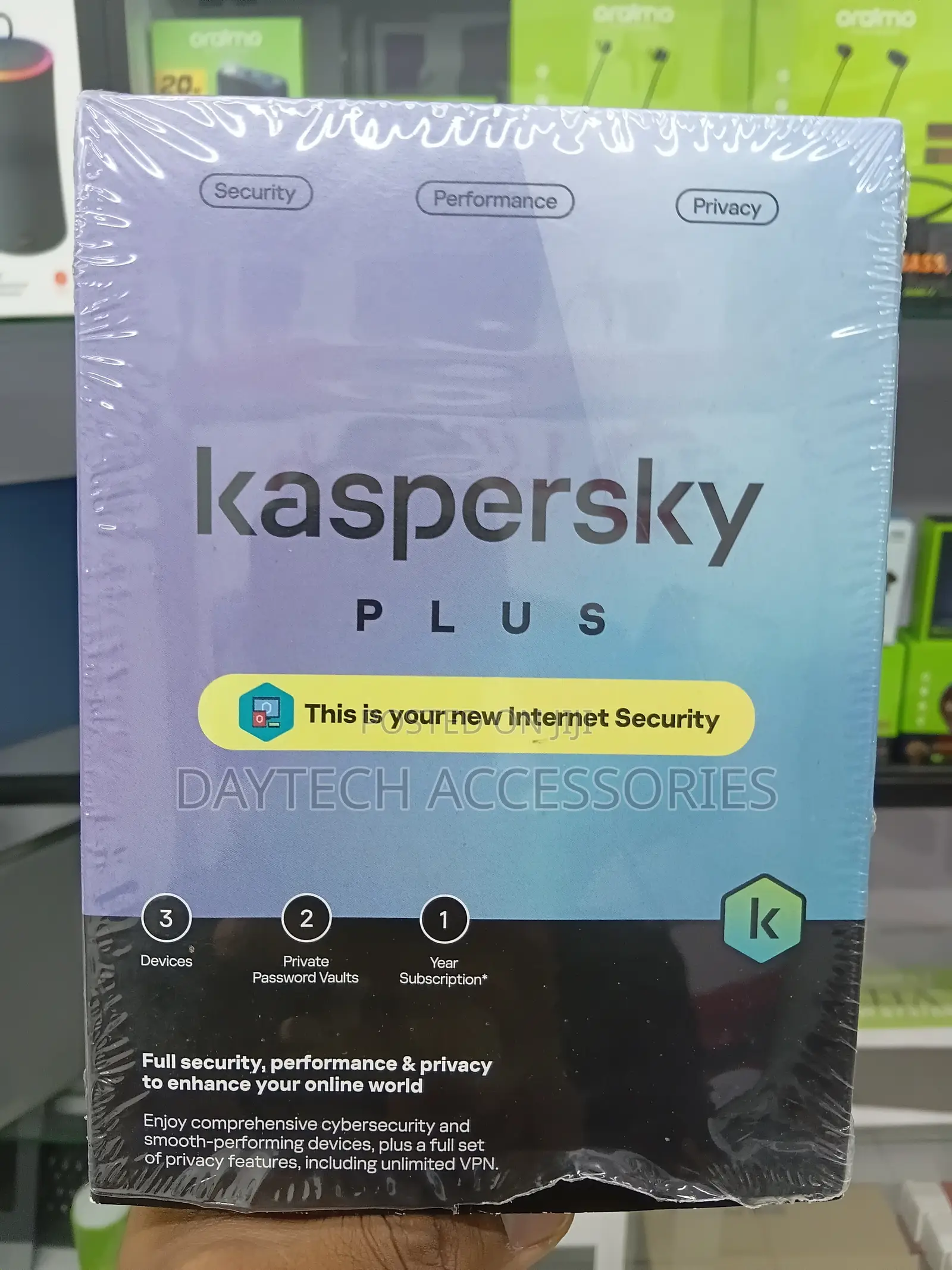 Kaspersky Plus Internet Security Software 3 Users