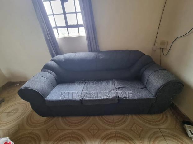 3 Seater Sofa Grey - thumbnail 3
