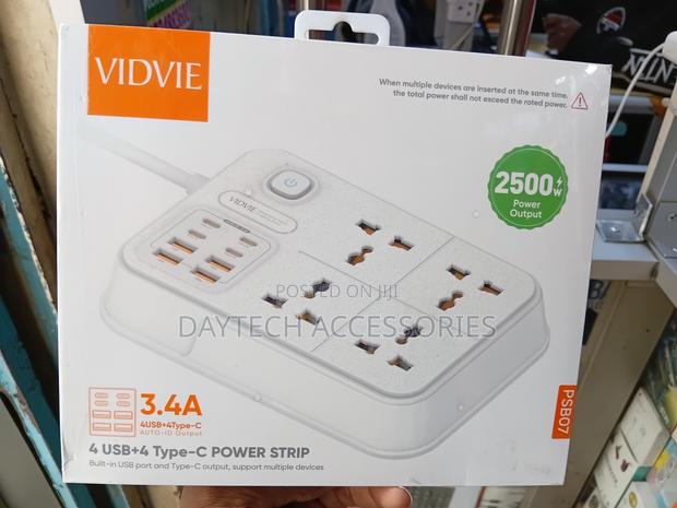 This Is a VIDVIE PSB07 4 USB + 4 Type-C Power Strip - thumbnail 2