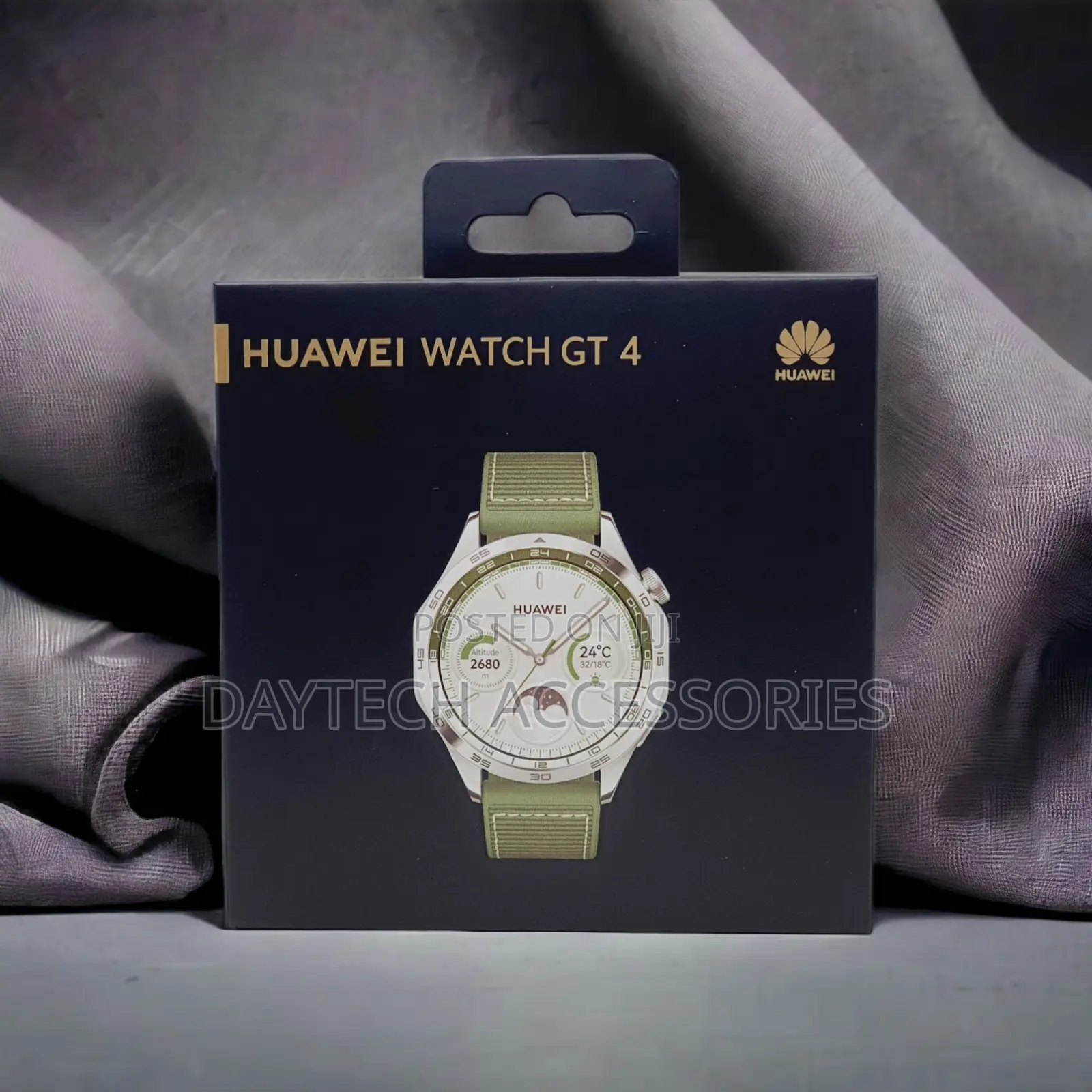 Huawei GT 4 46mm 1.43′′ AMOLED Bluetooth iOS Android Smartwatch.