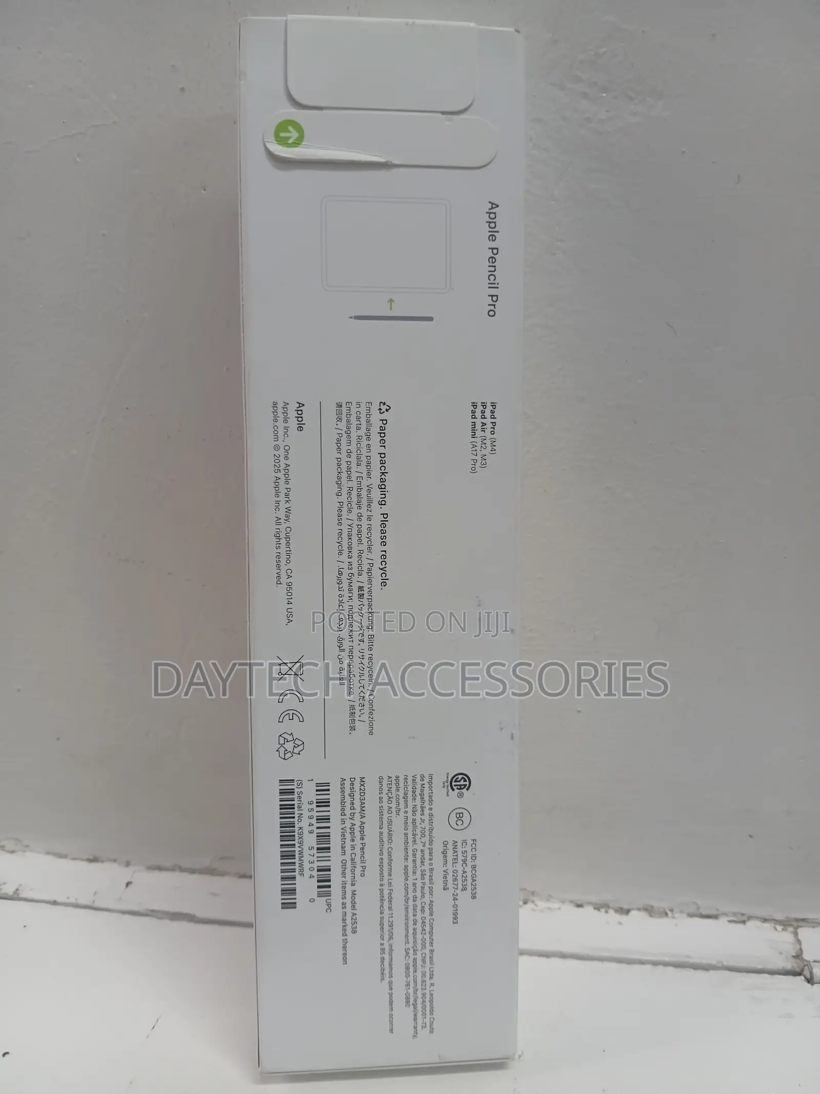 Apple Pencil Pro Stylus for iPad (MX2D3ZM/A)