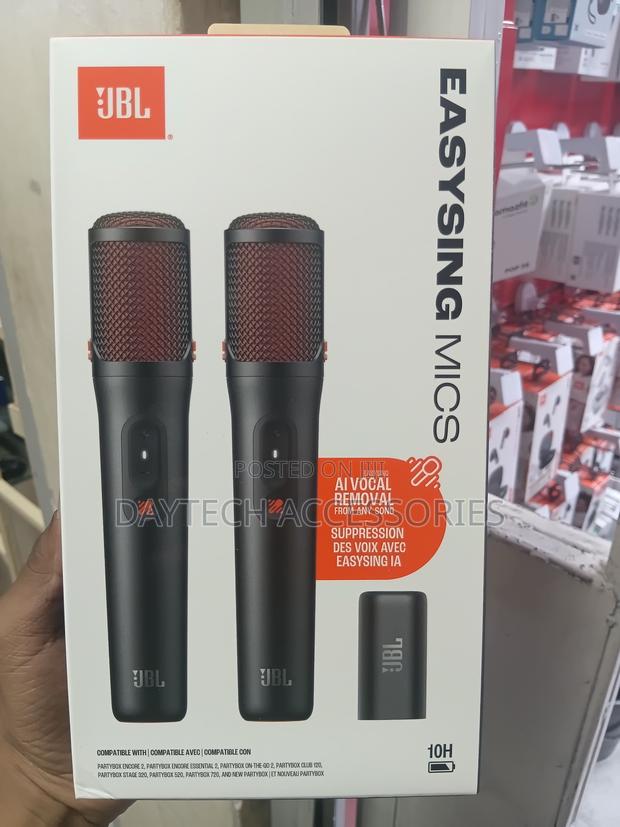 The JBL EasySing Wireless Microphone Set. - thumbnail 4