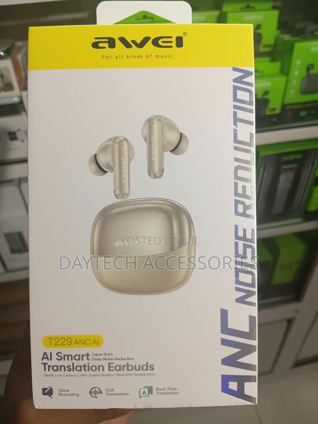 Awei T229 ANC Al Library Bluetooth Headset. - thumbnail 2