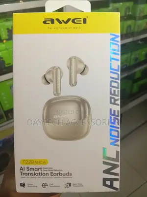 AWEI T229 ANC AI Wireless in-Ear Headphones + Docking Station