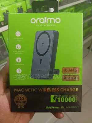 Oraimo MagPower 15 (OPB-7102W) 10,000mAh Magnetic Wireless Power Bank.